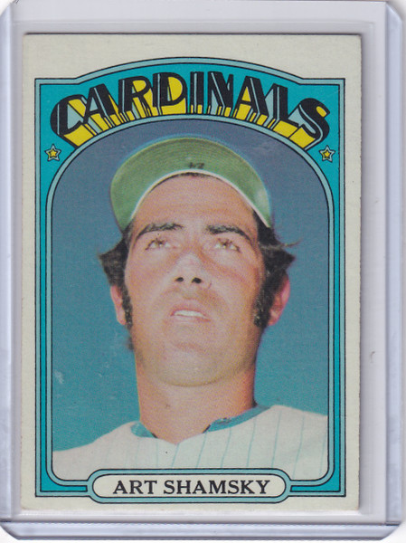 1972 Topps Baseball #353 Art Shamsky - St. Louis Cardinals