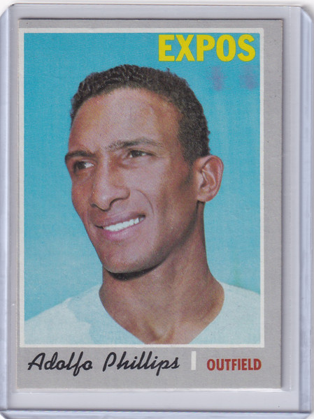 1970 Topps Baseball #666 Adolfo Phillips - Montreal Expos