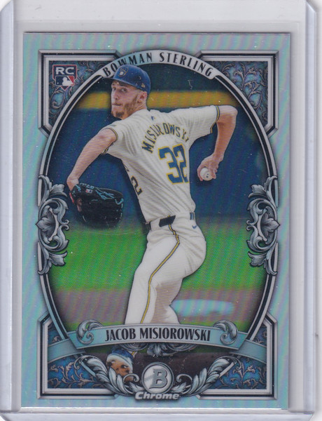 2026 Bowman Sterling Refractor #BST-13 Jacob Misiorowski - Brewers