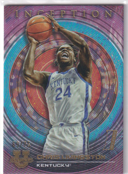 2023 TOPPS INCEPTION #29 CHRIS LIVINGSTON 69/75- KENTUCKY