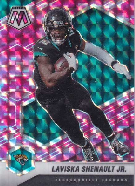 2021 MOSAIC #101 LAVISKA SHENAULT JR PINK REACTIVE- JACKSONVILLE JAGUARS