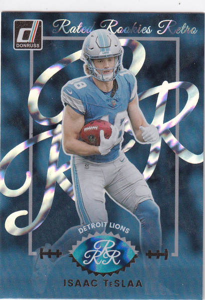 2025 DONRUSS #6 ISAAC TESLAA ROOKIE RETRO- DETROIT LIONS