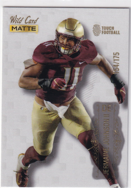 2022 WILD CARD #MB-63 JERMAINE JOHNSON II 154/175- TENNESSEE TITANS