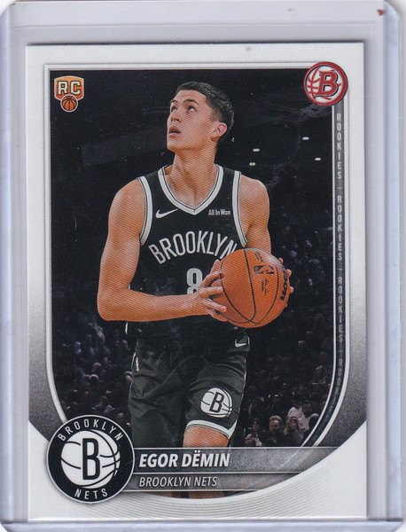 2025-26 Bowman Basketball #8 Egor Dëmin - Brooklyn Nets