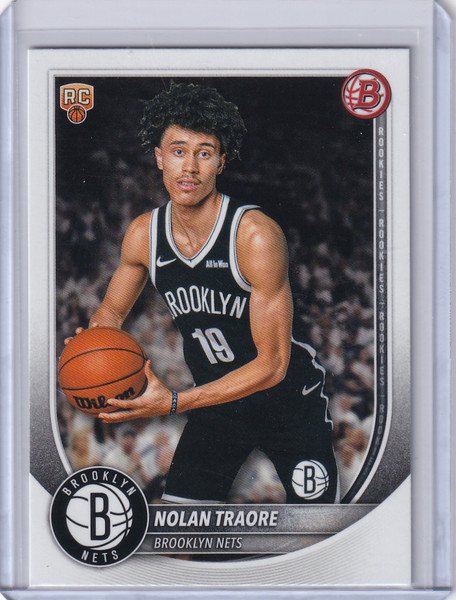 2025-26 Bowman Basketball #19 Nolan Traore - Brooklyn Nets