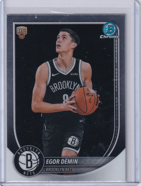 2025-26 Bowman Basketball #BCV-8 Egor Dëmin - Brooklyn Nets