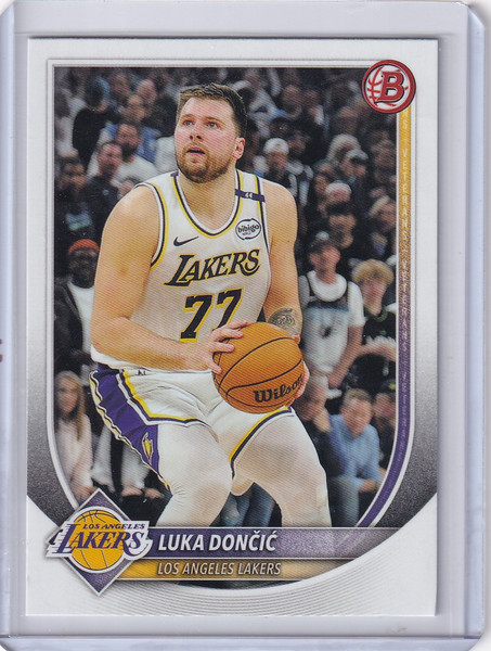 2025-26 Bowman Basketball #123 Luka Dončić - Los Angeles Lakers