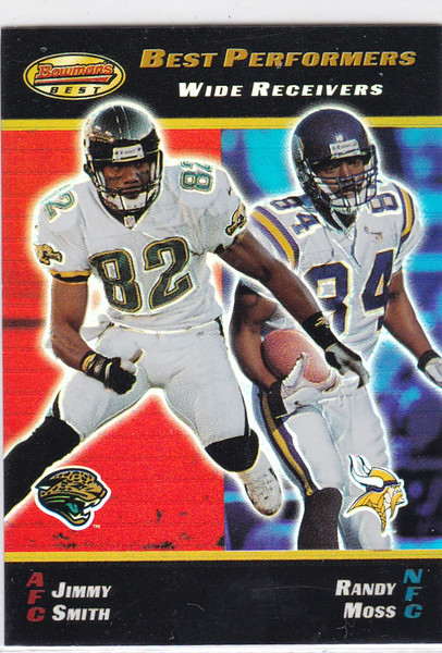 2000 Bowman's Best #93 Randy Moss / Jimmy Smith Best Performers