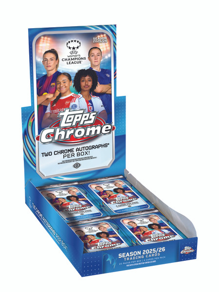 2025-26 Topps Chrome UEFA Womens Club Competitions Hobby Box