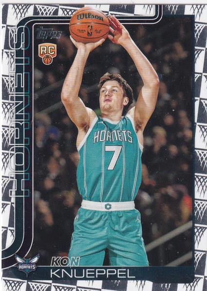 2025 TOPPS #204 KON KNUEPPEL TIP OFF- CHARLOTTE HORNETS
