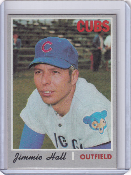 1970 Topps Baseball #649 Jimmie Hall - Chicago Cubs