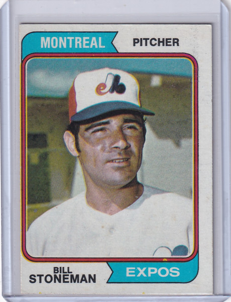 1974 Topps Baseball #352 Bill Stoneman - Montreal Expos
