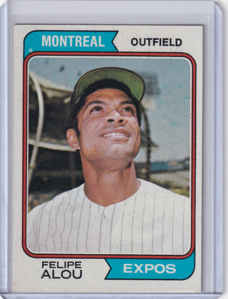 1974 Topps Baseball #485 Felipe Alou - Montreal Expos