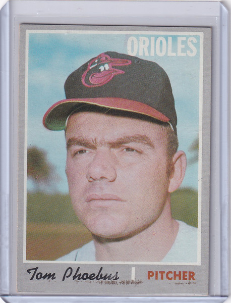 1970 Topps Baseball #717 Tom Phoebus - Baltimore Orioles