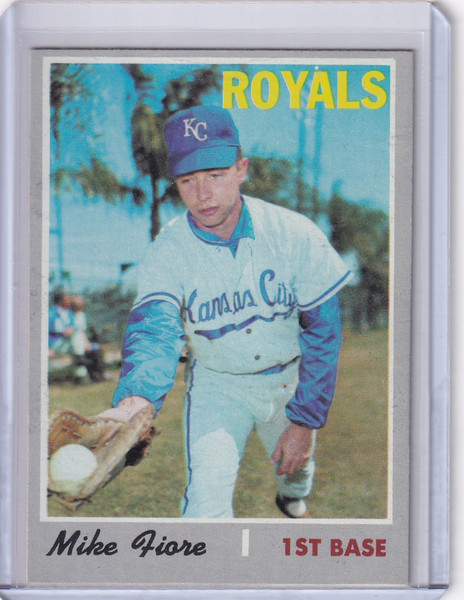1970 Topps Baseball #709 Mike Fiore - Kansas City Royals