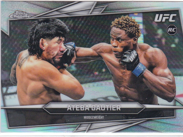 2026 Topps Chrome UFC # 7 Ateba Gautier RC