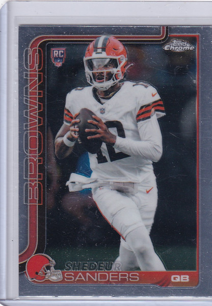2025 Topps Chrome Football #315 Shedeur Sanders - Browns