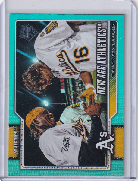 2026 Topps Aqua Rainbow Foil #122 New Age Athletics Nick Kurtz - Athletics