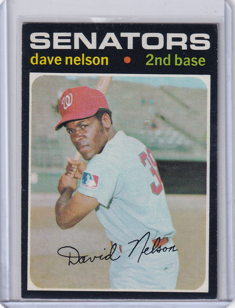 1971 Topps Baseball #241 Dave Nelson - Washington Senators