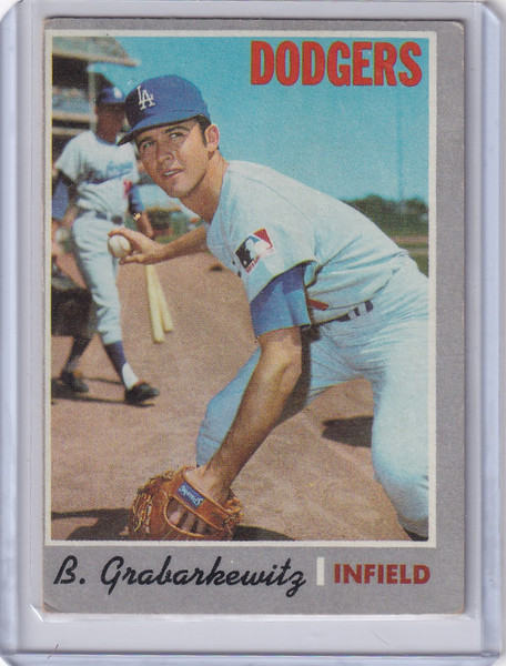 1970 Topps Baseball #446 Billy Grabarkewitz - Los Angeles Dodgers RC