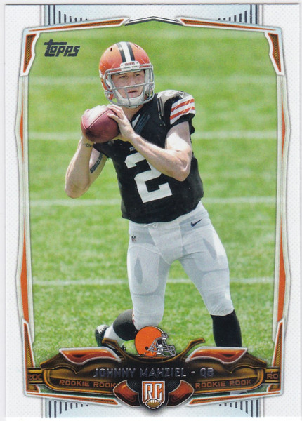 2014 Topps #429 Johnny Manziel RC Cleveland Browns