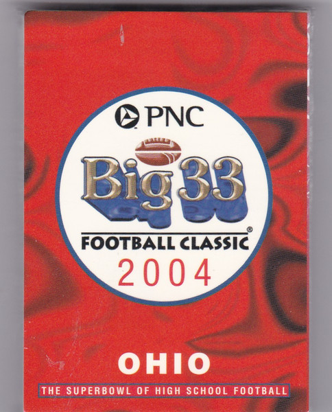 2004 Ohio OH Big 33 SEALED Set HIGH SCHOOL cards Brian Hoyer