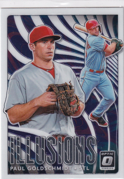 2020 DONRUSS OPTIC #OI-2 PAUL GOLDSCHMIDT ILLUSIONS- ST LOUIS CARDINALS