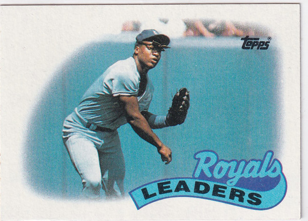 1989 TOPPS #789 KANSAS CITY ROYALS LEADERS- KANSAS CITY ROYALS