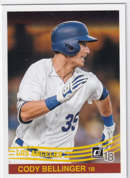 2018 DONRUSS #243 CODY BELLINGER- LOS ANGELES DODGERS