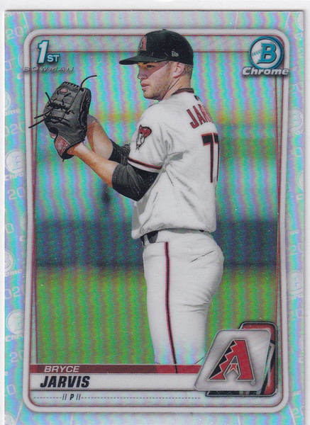 2020 BOWMAN CHROME #BD-127 BRYCE JARVIS LOGO REFRACTOR- ARIZONA DIAMONDBACKS