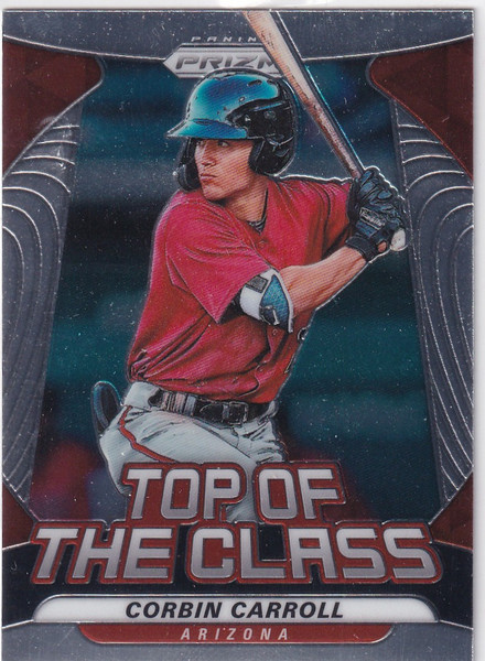 2020 PRIZM #TOC-16 CORBIN CARROLL TOP OF CLASS- ARIZONA DIAMONDBACKS
