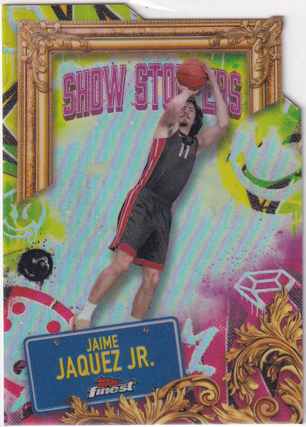 2025 TOPPS FINEST #S-16 JAMIE JAQUEZ JR SHOW STOPPERS REFRACTOR- MIAMI HEAT