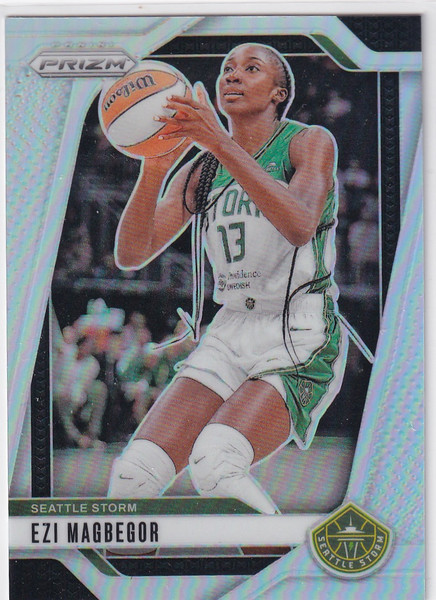 2024 PRIZM #50 EZI MAGBEGOR SILVER- SEATTLE STORM