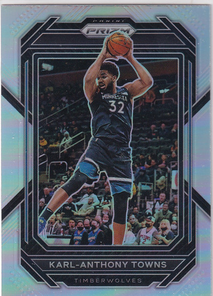 2022-23 PRIZM #68 KARL ANTHONY TOWNS SILVER- MINNESOTA TIMBERWOLVES