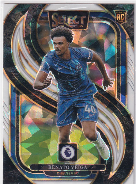 2024-25 SELECT PREMIER #185 RENATO VEIGA CRACKED ICE 15/85- CHELSEA