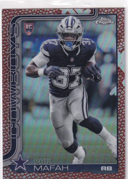2025 TOPPS CHROME #310 PHIL MAFAH LEATHER- DALLAS COWBOYS