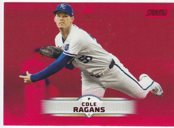 2025 TOPPS STADIUM #35 COLE RAGANS RED- KANSAS CITY ROYALS