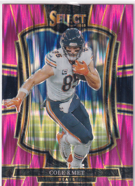 2025 SELECT #174 COLE KMET PURPLE SHOCK- CHICAGO BEARS