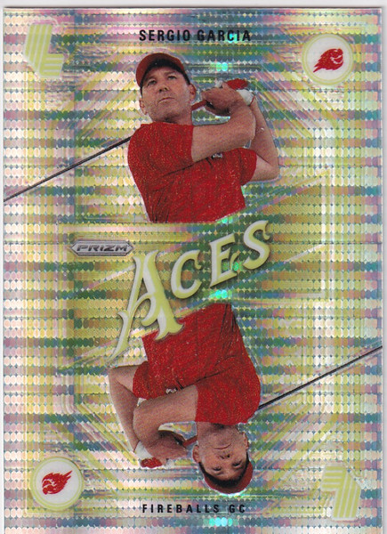 2025 PRIZM LIV GOLF #4 SERGIO GARCIA ACES PULSAR- FIREBALLS