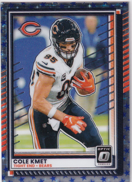 2025 DONRUSS OPTIC #71 COLE KMET STARS- CHICAGO BEARS