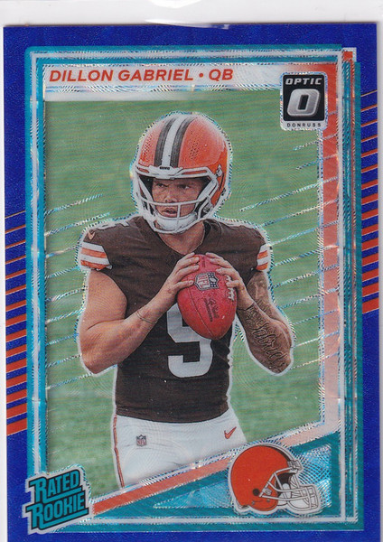 2025 DONRUSS #316 DILLON GABRIEL BLUE PRIZM- CLEVELAND BROWNS