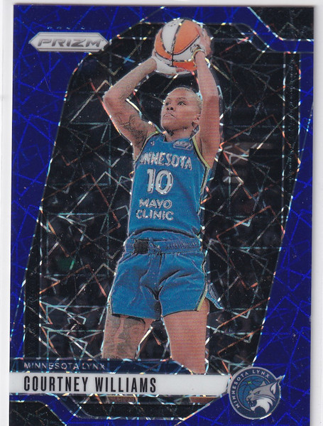 2024 PRIZM #79 COURTNEY WILLIAMS BLUE VELOCITY- MINNESOTA LYNX
