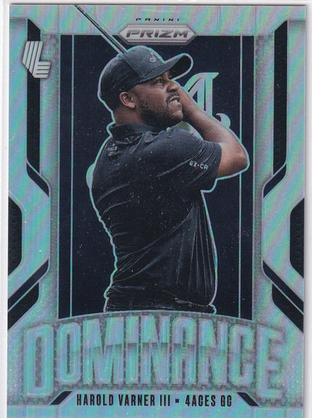 2025 PRIZM LIV GOLF #8 HAROLD VARNER DOMINANCE REFRACTOR- ACES