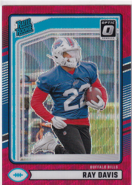 2024 DONRUSS #316 RAY DAVIS RED WAVE- BUFFALO BILLS