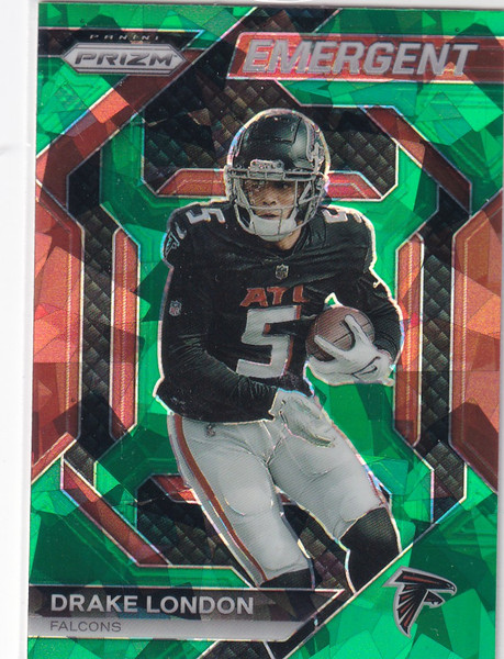 2023 PRIZM #H-9 DRAKE LONDON EMERGENT CRACKED ICE- ATLANTA FALCONS