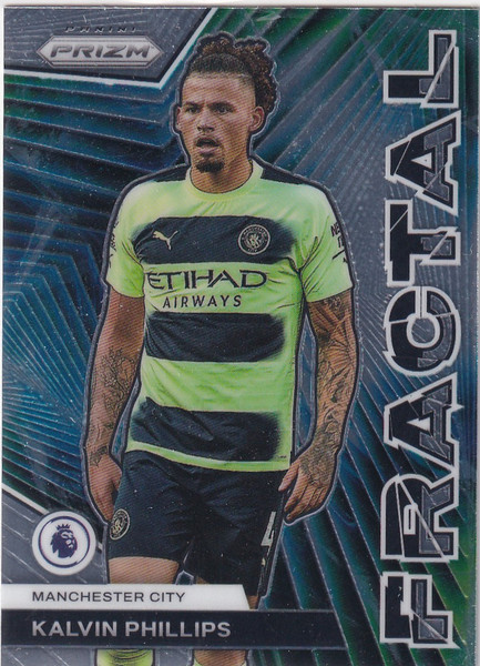 2022-23 PRIZM PREMIER #23 KALVIN PHILLIPS FRACTAL- MANCHESTER CITY