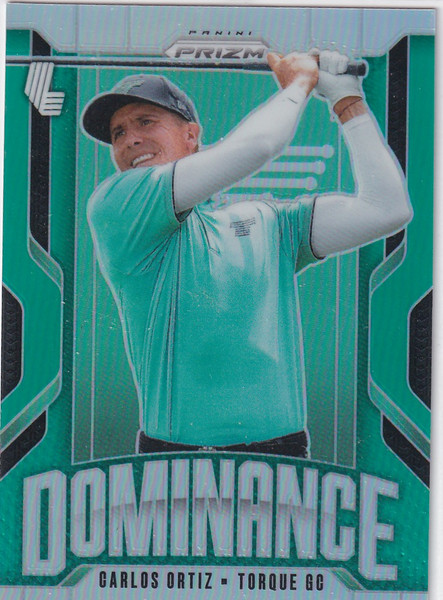 2025 PRIZM LIV GOLF #11 CARLOS ORTIZ GREEN DOMINANCE 23/275- TORQUE