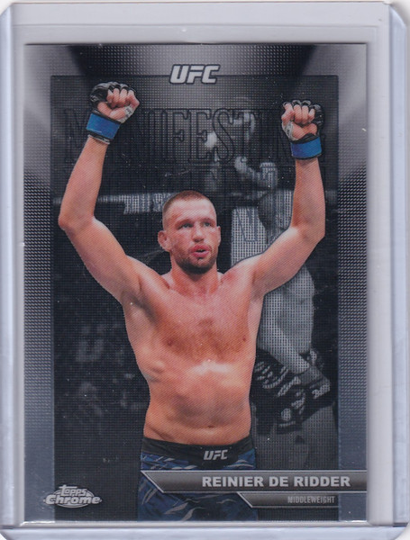 2026 Topps Chrome UFC Manifesting Moments #MM-10 Reinier De Ridder