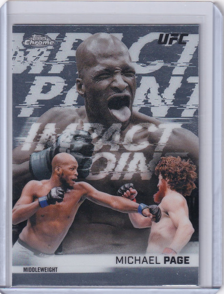 2026 Topps Chrome UFC Impact Points #IP-19 Michael Page