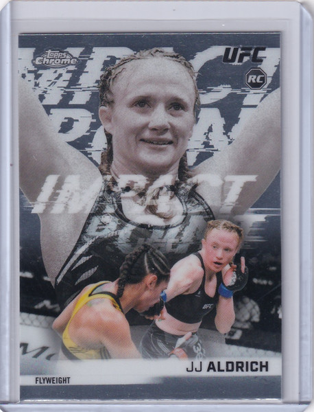 2026 Topps Chrome UFC Impact Points #IP-17 JJ Aldrich